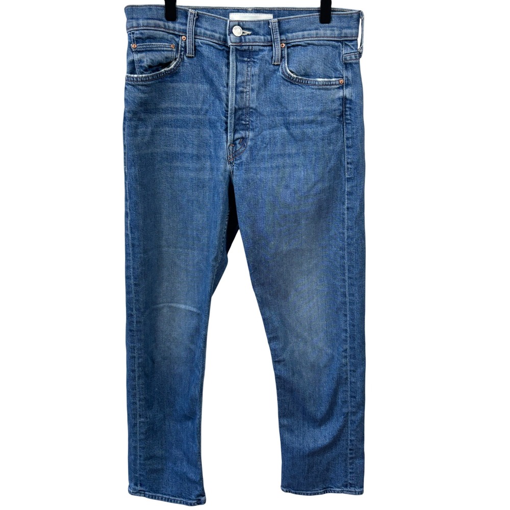 Mother Superior The Tomcat Kneeling On Stones Ankle Crop Denim Jeans Womens 29